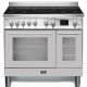 Lofra PD96MFTE/5I Cucina freestanding Elettrico Piano cottura a induzione Nero, Acciaio inox 2
