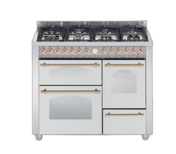 Lofra RBPT116MFET+SMFT/2AEO Cucina Elettrico Gas Bianco