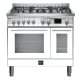 Lofra PBPD96MFTE/AE0 Cucina Elettrico Gas Acciaio inox, Bianco 2