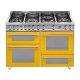Lofra PG126SMFET+DMFT/2AEO Cucina freestanding Elettrico Gas Acciaio inox, Giallo 2