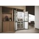 Haier Cube 83 Serie 3 HCR3818EWMM frigorifero side-by-side Libera installazione 463 L E Platino, Acciaio inossidabile 38