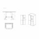 Haier Cube 83 Serie 3 HCR3818EWMM frigorifero side-by-side Libera installazione 463 L E Platino, Acciaio inossidabile 40