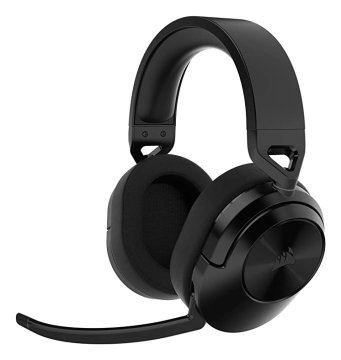 Corsair HS55 WIRELESS Auricolare A Padiglione Gaming Bluetooth Nero, Carbonio