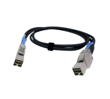 QNAP CAB-PCIE10M-8644-4X cavo Serial Attached SCSI (SAS) 1 m Nero