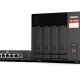 QNAP TS-473A + QSW-1105-5T Bundle Pack NAS Tower Ryzen Embedded V1500B 8 GB DDR4 0 TB QNAP Turbo System Nero 2