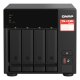 QNAP TS-473A + QSW-1105-5T Bundle Pack NAS Tower Ryzen Embedded V1500B 8 GB DDR4 0 TB QNAP Turbo System Nero 3