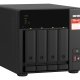 QNAP TS-473A + QSW-1105-5T Bundle Pack NAS Tower Ryzen Embedded V1500B 8 GB DDR4 0 TB QNAP Turbo System Nero 4