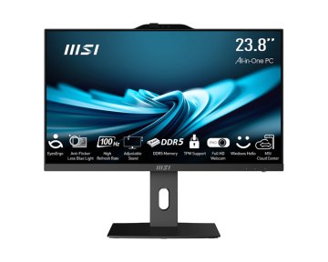 MSI Pro AP242P 14M-622IT All-in-One PC Intel® Core™ i7 i7-14700 60,5 cm (23.8") 1920 x 1080 Pixel PC All-in-one 16 GB DDR5-SDRAM 512 GB SSD Windows 11 Pro Wi-Fi 6E (802.11ax) Nero