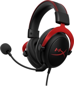 HyperX Cloud II – Cuffie da gaming (nero-rosso)