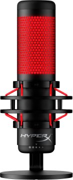 HyperX QuadCast Rosso Microfono per PC