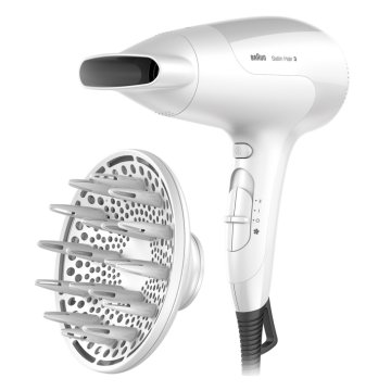 Braun Satin Hair 3 HD 385 asciuga capelli 2000 W Bianco