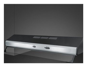 Smeg KSEC91XE3 cappa aspirante Incassato Nero, Acciaio inox 305 m³/h