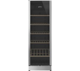 Smeg SCV115GS cantina vino Cantinetta vino con compressore Libera installazione Nero 197 bottiglia/bottiglie