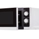 Sharp Home Appliances R-200WW Superficie piana Solo microonde 20 L 800 W Nero, Bianco 4
