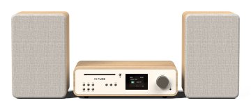 Pure 252807 set audio da casa Microsistema audio per la casa 50 W Quercia, Bianco