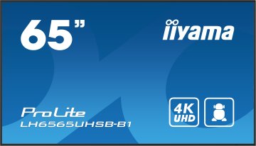 iiyama ProLite Pannello piatto per segnaletica digitale 163,8 cm (64.5") LCD Wi-Fi 500 cd/m² 4K Ultra HD Nero Processore integrato Android 11 24/7