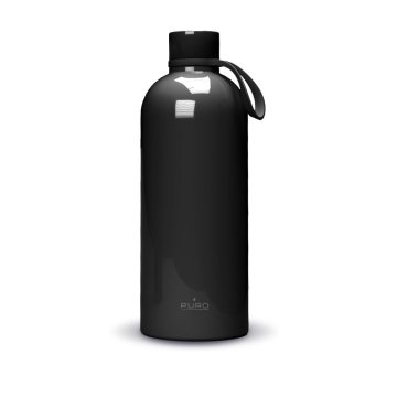PURO PUWB500DW3BLK borraccia Uso quotidiano 500 ml Acciaio inox Nero