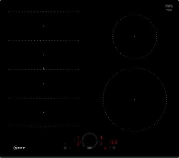 Neff T66FHE4L0 piano cottura Nero Da incasso 60 cm Piano cottura a induzione 4 Fornello(i)