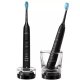 Philips DiamondClean 9000 Sonicare Spazzolini Elettrici Sonici con App, confezione da 2 Spazzolini Neri HX9914/54 2