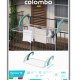 Colombo New Scal Balcony 10 Stendino attaccabile Grigio, Turchese 4