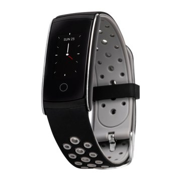 Twenty-five-seven FT2000 smartwatch e orologio sportivo 2,44 cm (0.96") LCD Digitale 80 x 160 Pixel Touch screen Nero