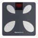 Melchioni PIUMA Quadrato Grigio, Bianco Bilancia pesapersone elettronica 3