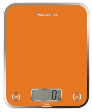 Moulinex BN5001 Optiss Arancione Superficie piana Rettangolo Bilancia da cucina elettronica