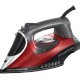 Russell Hobbs 25090-56 ferro da stiro Ferro da stiro a secco e a vapore Piastra in Ceramica 2600 W Nero, Grigio, Rosso 2