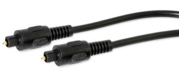 nuovaVideosuono OPT-B3 cavo InfiniBand e in fibra ottica 1 m Toslink Nero