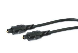 nuovaVideosuono OPTB4 cavo InfiniBand e in fibra ottica 2 m Toslink Nero