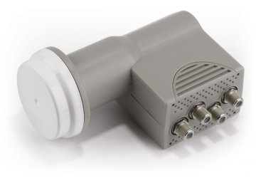 TELE System TS401F convertitori abbassatore di frequenza Low Noise Block (LNB) 10,7 - 11,7 GHz Grigio, Bianco