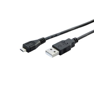nuovaVideosuono 70/16 cavo USB USB 2.0 1,5 m USB A Micro-USB B Nero