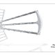 G.B.S. Elettronica DTT-2516-5G antenna televisiva Esterno 16 dB 3