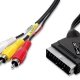 nuovaVideosuono Scart-Composite 1.5m M-M 1,5 m SCART (21-pin) 3 x RCA Nero 2