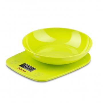 Girmi PS01 Verde Superficie piana Rotondo Bilancia da cucina elettronica