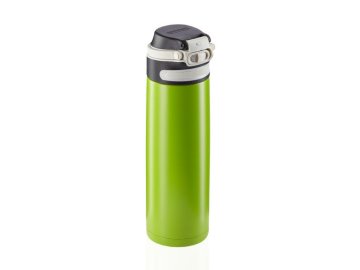 Leifheit 03277 tazza da viaggio 600 ml Nero, Verde Acciaio inox