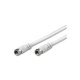 nuovaVideosuono 19/03 cavo coassiale 10 m Tipo F Bianco 2