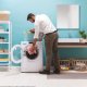 Candy Smart Pro CSOW 4855TW4/1-S lavasciuga Libera installazione Caricamento frontale Bianco E 9