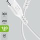 Cellularline Power Cable 120cm - USB-C to USB-C 3