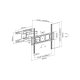 nuovaVideosuono N124 Supporto TV a parete 190,5 cm (75
