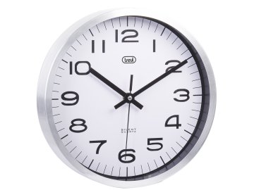Trevi OM 3516 S Orologio al quarzo Rotondo Alluminio, Nero, Bianco