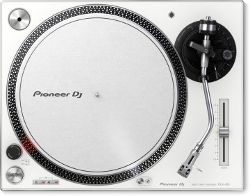 Pioneer DJ PLX-500-W Direct Drive Turntable, bianco