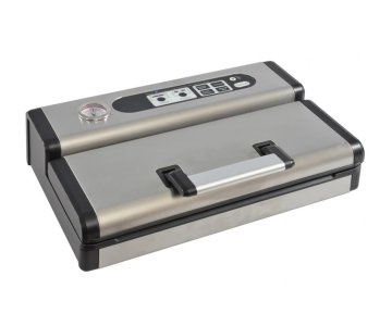 Reber 9720 N V-PRO macchina per sottovuoto -900 mbar Nero, Acciaio inox
