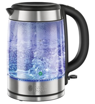 Russell Hobbs 21600-57 bollitore elettrico 1,7 L 2200 W Acciaio inox, Trasparente