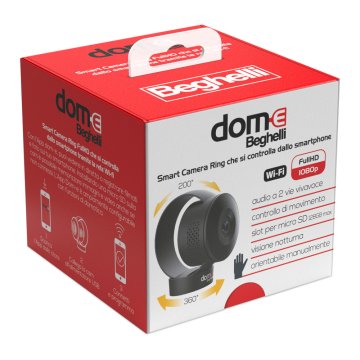 Beghelli Dom-e Smart Camera Ring Telecamera di sicurezza IP Interno 1920 x 1080 Pixel Soffitto/Parete/scrivania