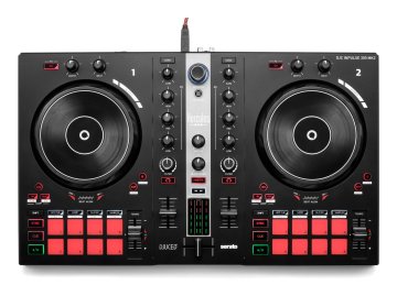 Hercules INPULSE 300 MK2 Mixer per vinile Nero, Rosso