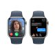 Apple Watch Series 9 GPS + Cellular Cassa 41mm in Acciaio inossidabile con Cinturino Sport Blu Tempesta - M/L 7