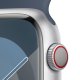 Apple Watch Series 9 GPS + Cellular Cassa 45mm in Alluminio Argento con Cinturino Sport Blu Tempesta - S/M 4