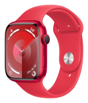 Apple Watch Series 9 GPS Cassa 45m in Alluminio (PRODUCT)RED con Cinturino Sport Band (PRODUCT)RED - S/M