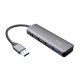 Trust Halyx Aluminium 4-Port USB 3.2 Hub USB 3.2 Gen 1 (3.1 Gen 1) Micro-B Grigio 2